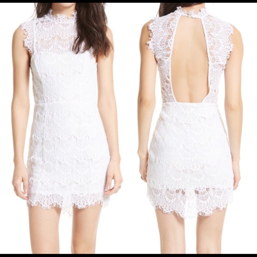 NWT Free People Size M Lace Mini Dress